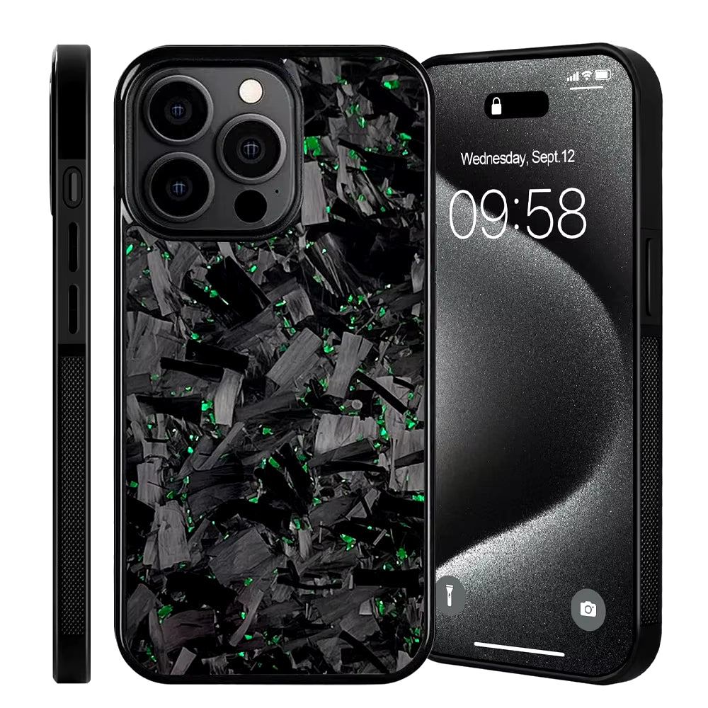 New Cases for Iphone 15 Pro Max Real Forged Carbon Fiber for Iphone 16 13 14 12 11 14Plus 13Pro 11Promax Case Anti-Fall Shell