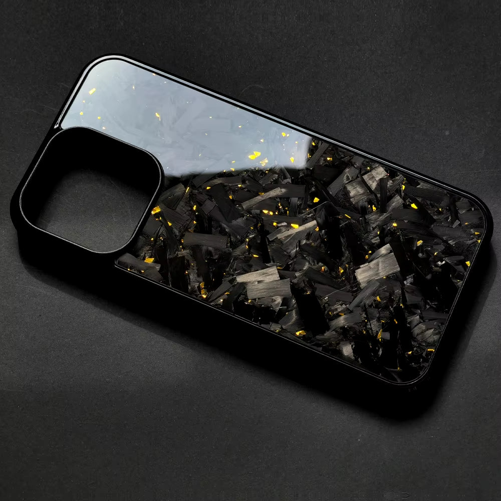 New Cases for Iphone 15 Pro Max Real Forged Carbon Fiber for Iphone 16 13 14 12 11 14Plus 13Pro 11Promax Case Anti-Fall Shell